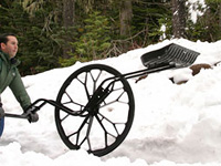 Sno Wovel Wheeled Snow Shovel